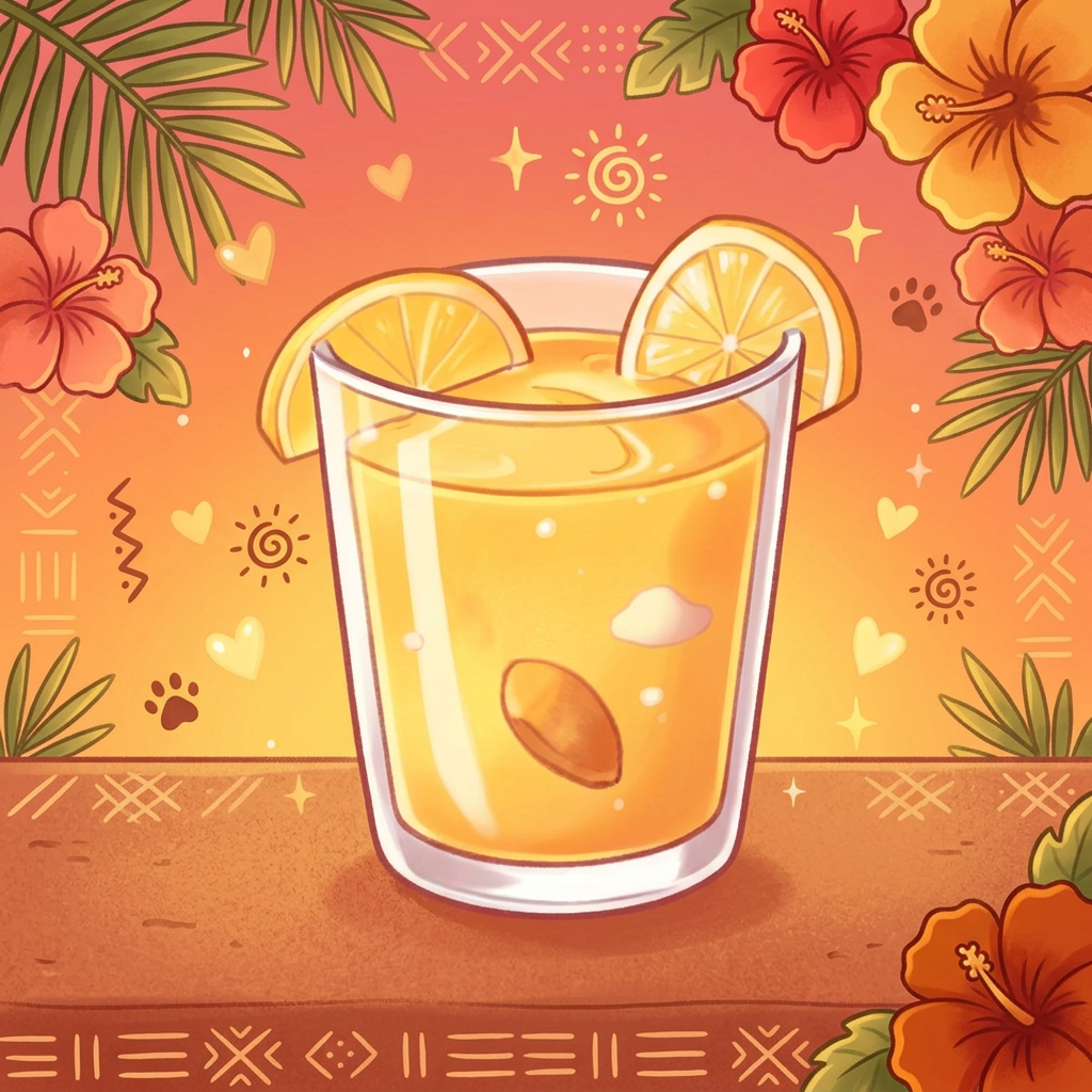Apple Ginger Kick juice in a glass